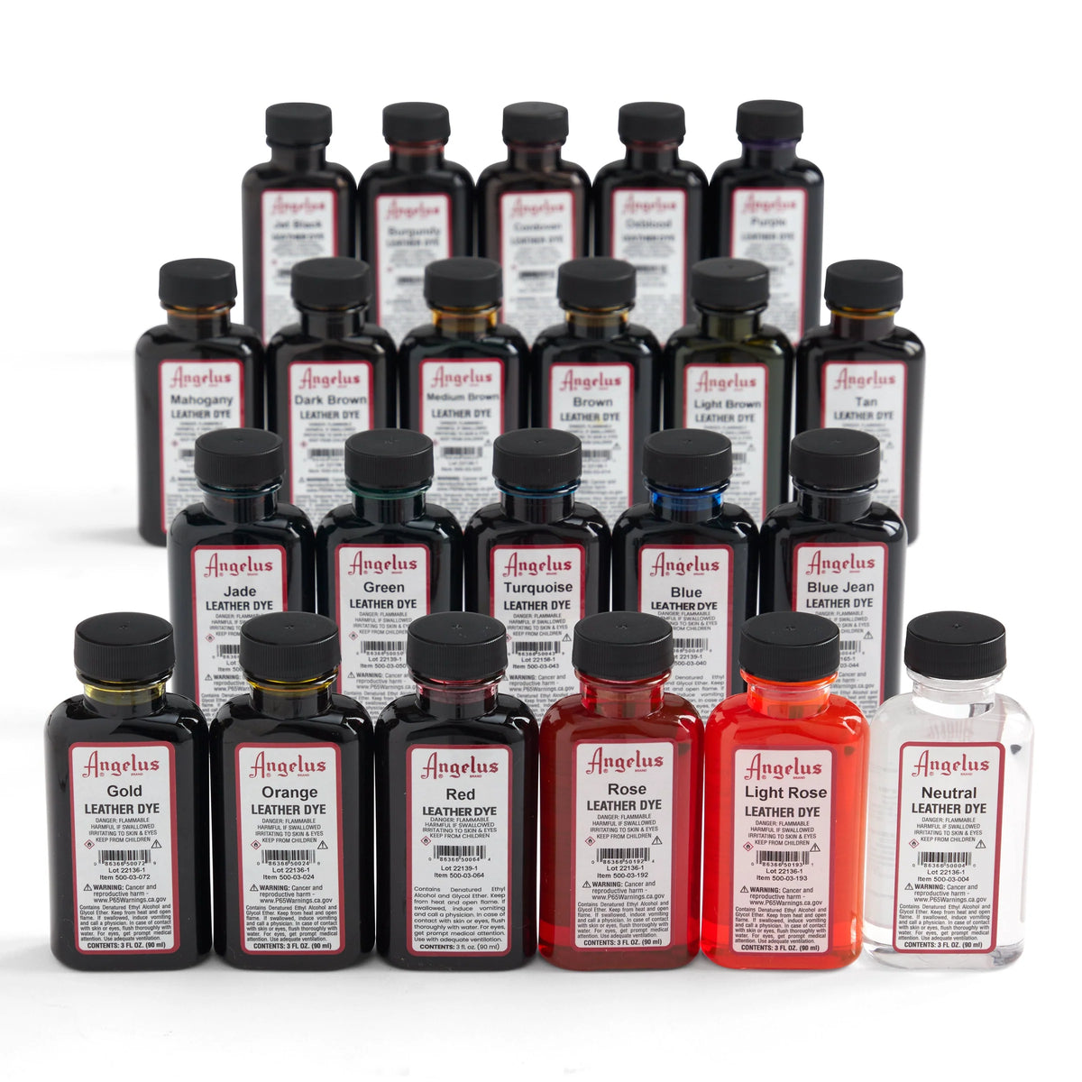 Vopsea piele naturala 90ml Angelus Leather Dye pe baza de alcool