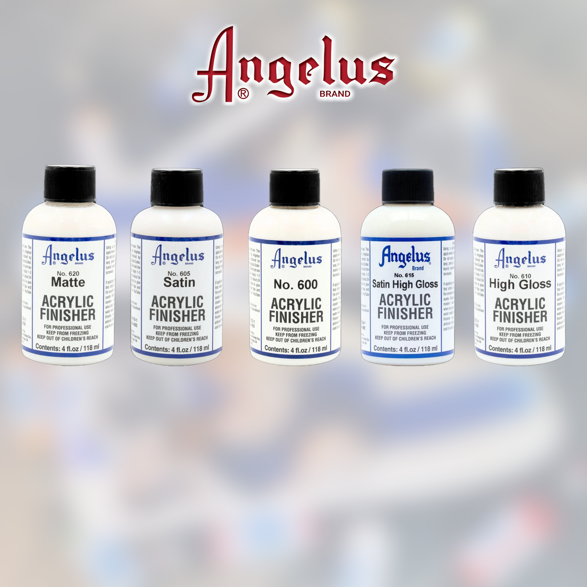 Solutie fixator vopsea piele Angelus Acrilic Finisher 118ml