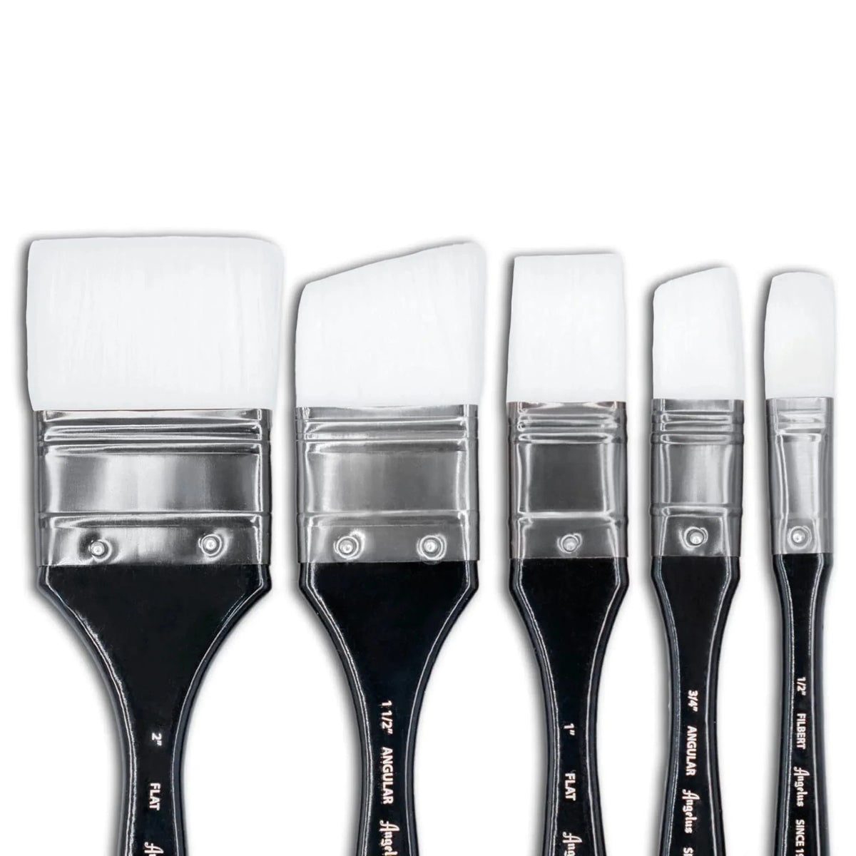 Set 5 pensule late Angelus Jumbo pentru suprafețe mari