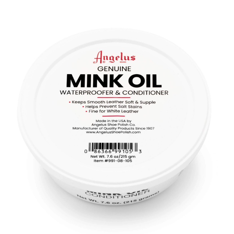 Mink Oil – Pastă recondiționare și protecție pentru încălțăminte din piele Angelus