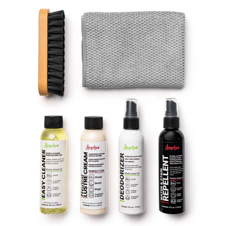 Kitul Complet pentru Îngrijire a Încălțămintei – Curățare și Protecție Angelus