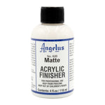 Sticla cu solutie fixare acrilica pentru vopsea piele angelus finisher 118ml mat.