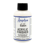 Sticla cu solutie fixare acrilica pentru vopsea piele angelus finisher 118ml satin.