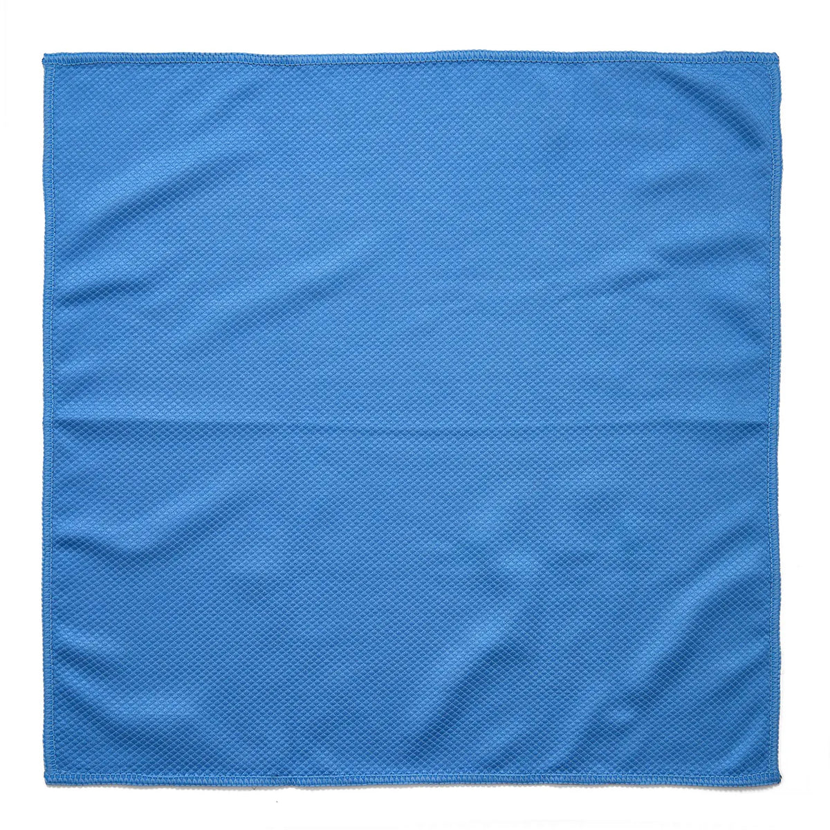 Lavetă geamuri auto 40x40 cm din microfibră, întinsă pe fundal alb